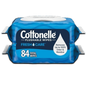 Cottonelle Fresh Care Flushable Wet Wipes, 42 count, 2 pack (84 wipes)