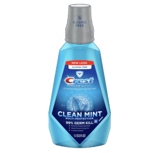 Crest Pro Health Advantage Alcohol Free Mouthwash, Smooth Mint 1L