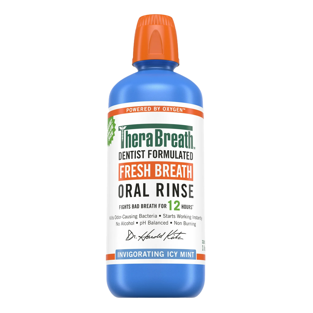 TheraBreath Icy Mint Mouthwash, 1L