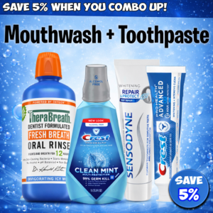Toothpaste & Mouthwash | Save 5% • Mix & Match