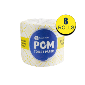POM 2-Ply Toilet Paper 473 sheets/roll, 8 Rolls