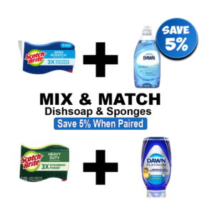 Dish Soap + Sponges | Save 5% • Mix & Match