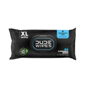 Dude Wipes XL Fragrance Free Flushable, 50 count