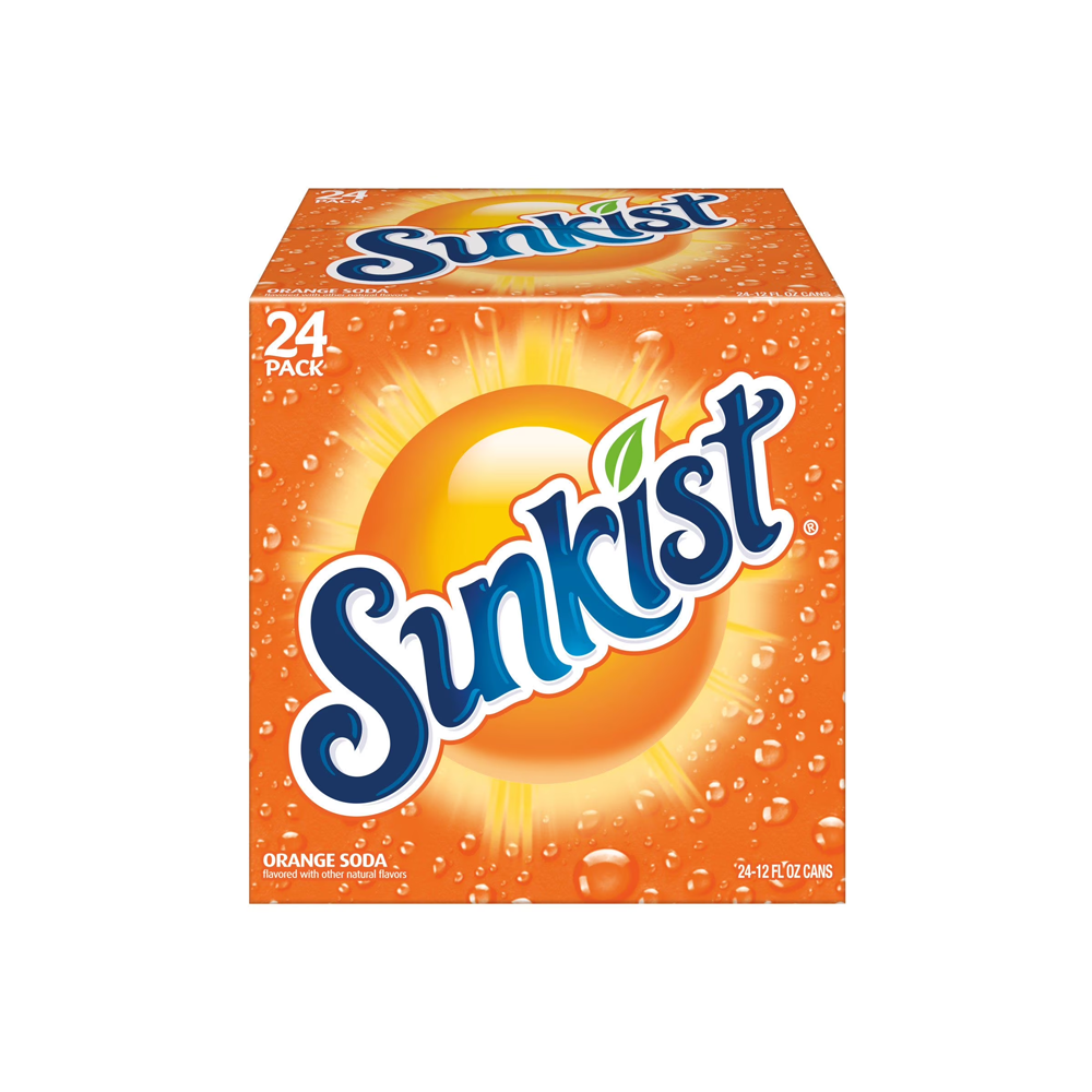 Sunkist Orange Soda 12 fl. oz., 24 pack