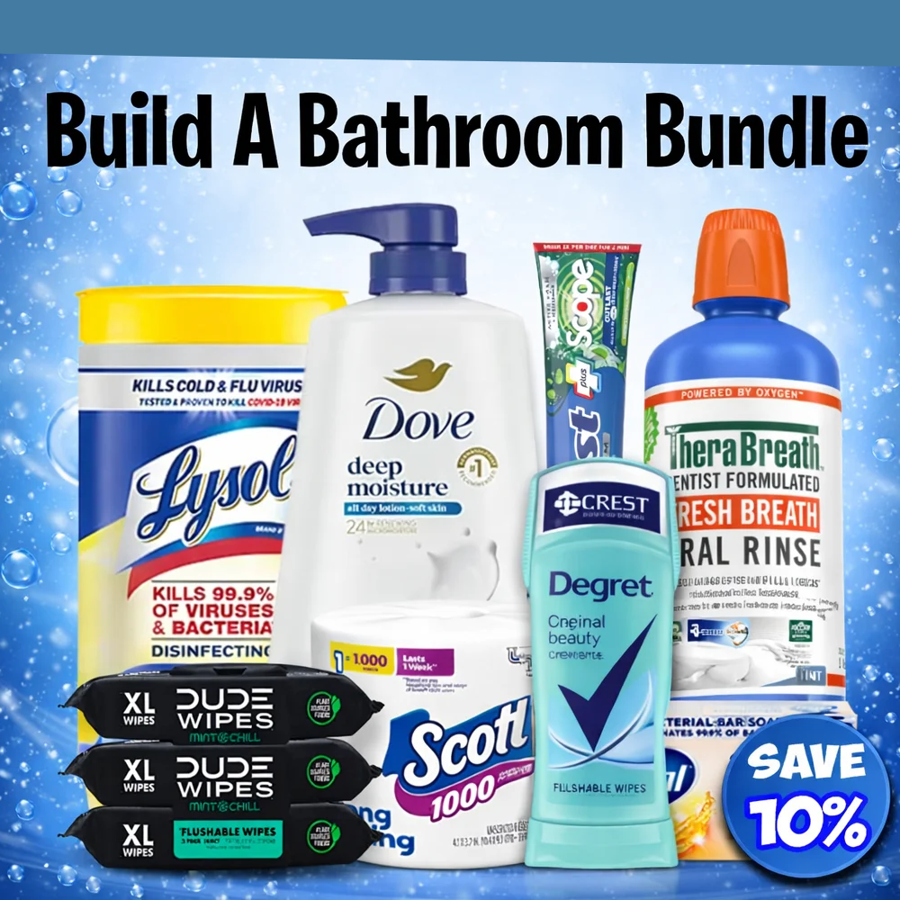Bathroom Supplies Bundle • Save 10%