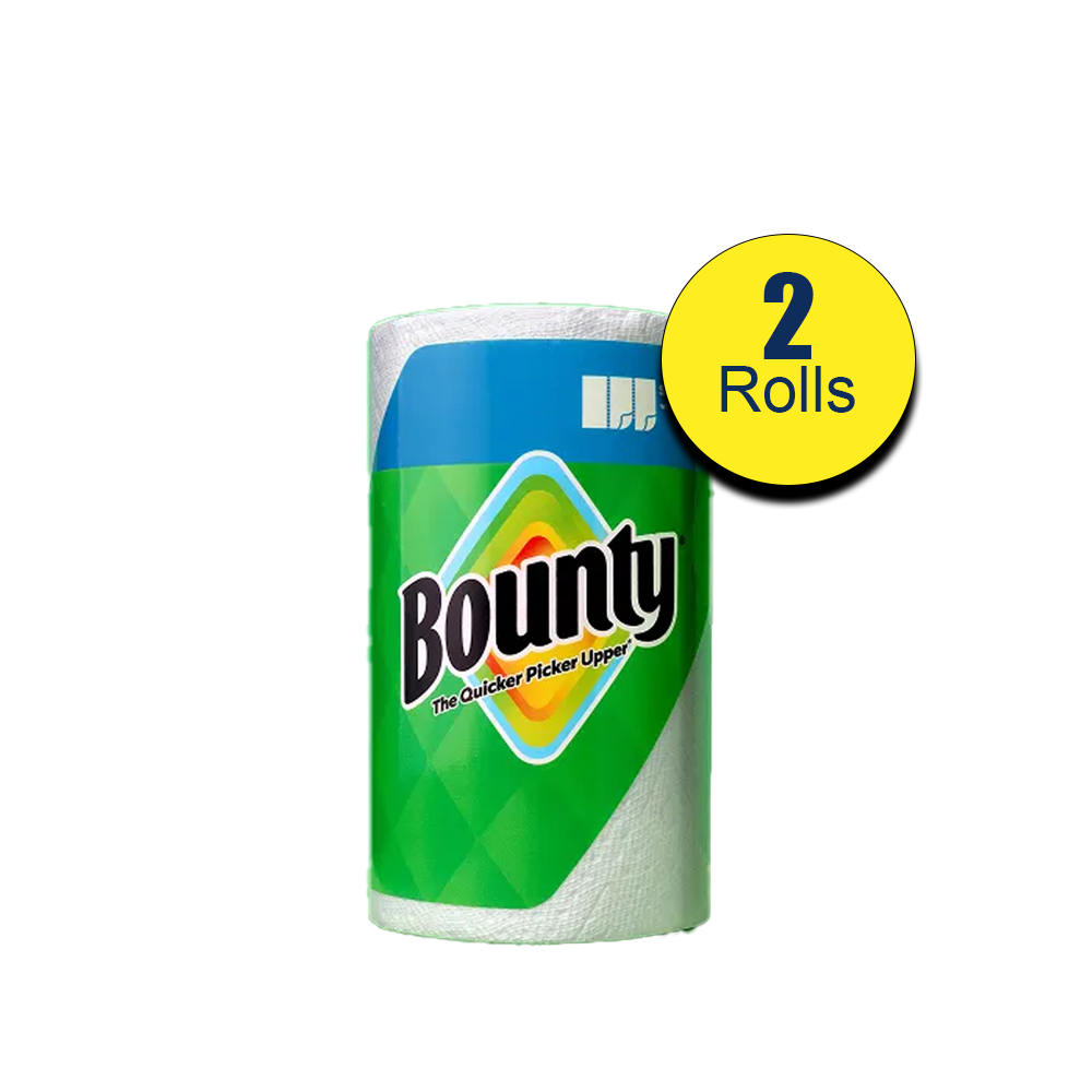 Bounty Prints Select-A-Size 2-Ply Paper Towels, 128 sheets/roll, 2 Rolls