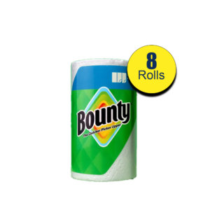 Bounty Prints Select-A-Size 2-Ply Paper Towels, 128 sheets/roll, 8 Rolls