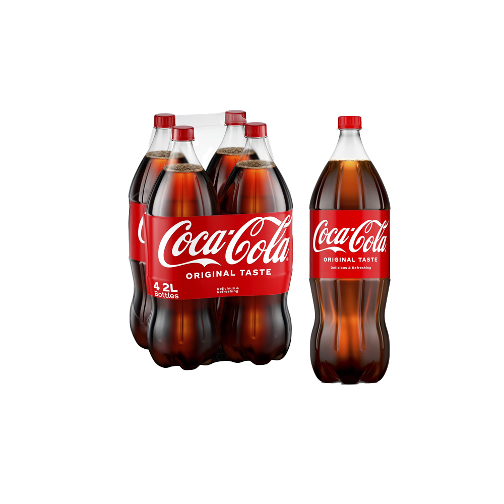 Coca-Cola Soda, 2 L., 4 pack