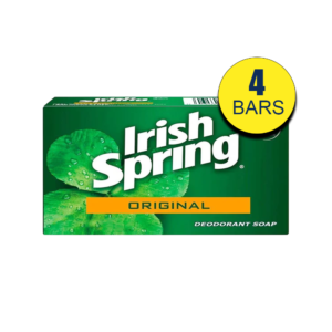 Irish Spring Bar Soap, Original Clean, 4 oz, 4 bars