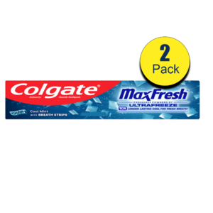 Colgate MaxFresh Toothpaste, Cool Mint, 7.3 oz, 2 pack