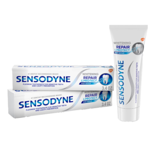 Sensodyne Repair and Protect Whitening Sensitive Toothpaste, Mint Flavor, 3.4 oz, 2 Pack