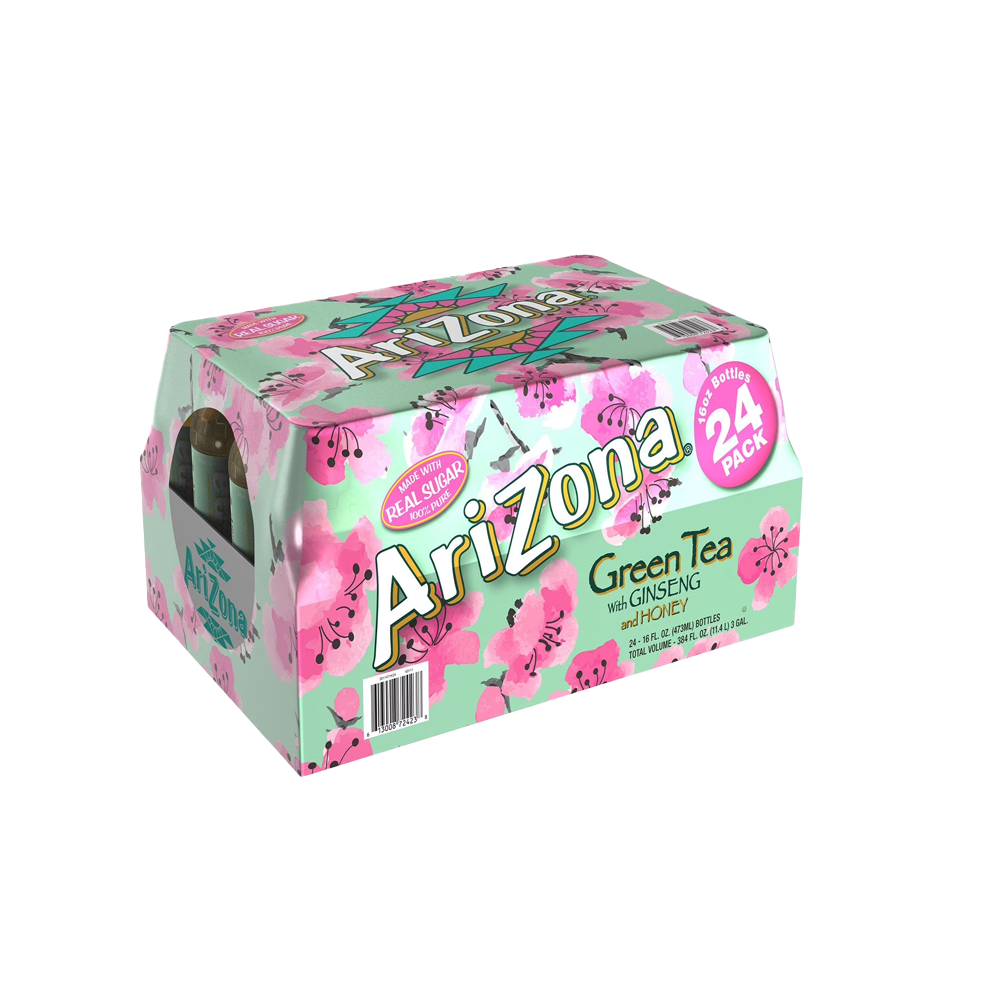 AriZona Green Tea with Ginseng and Honey 16 fl. oz., 24 pack