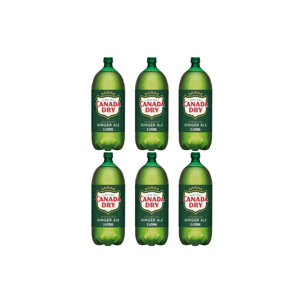 Canada Dry Soda, 2 Liter., 8 pack