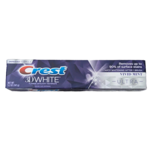 Crest 3D White Vivid Mint Ultra Whitening Toothpaste 5.2 oz